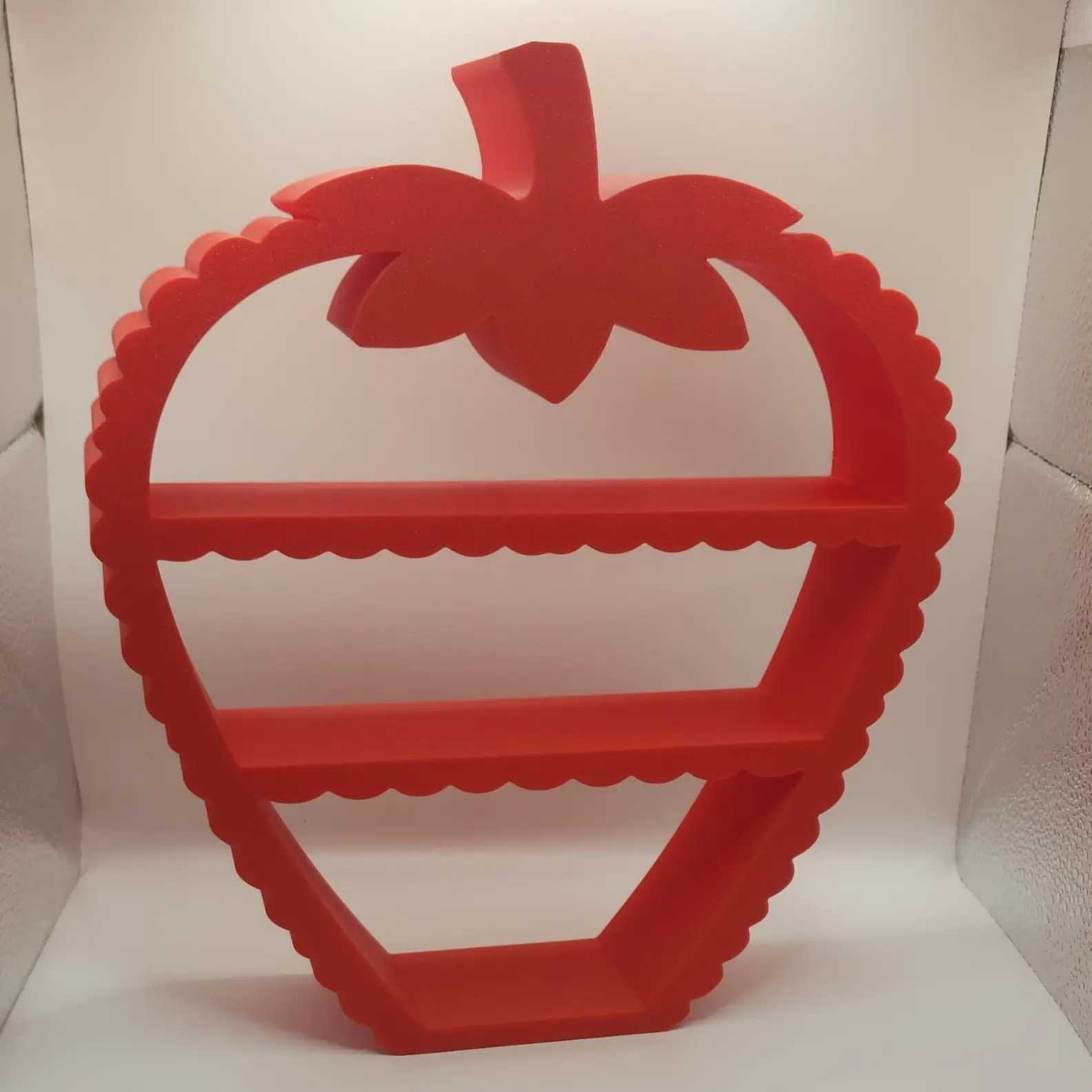 3D Printed Novelty Trinket & Plant Wall Mount Organiser Shelves - Strawberry, Cactus, Highland Cow Designs