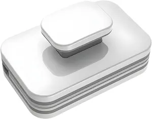 Magnetic Car Windshield Cleaner Tool with Anti-Falling Rope, Double-Sided Window Cleaning Tool for Glass Thickness 3-10mm, Magnet Auto Windshield Cleaner, Universal for Vehicles