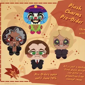 PlushKlok Acrylic Keychain - Side Characters
