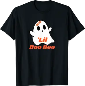 Lil Boo Boo DIY Halloween Ghost Costume T-Shirt - Alaishasmith Shop 63B0BFPX9PK7