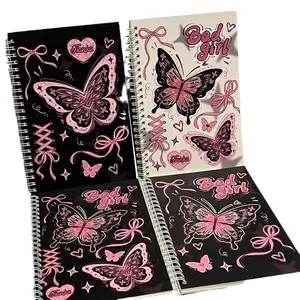 Butterfly Coil Notebook, High-Quality Thick Notebook, Cute and Attractive Notepad, Notebook, Butterfly Notepad, Birthday Gift, Holiday Gift