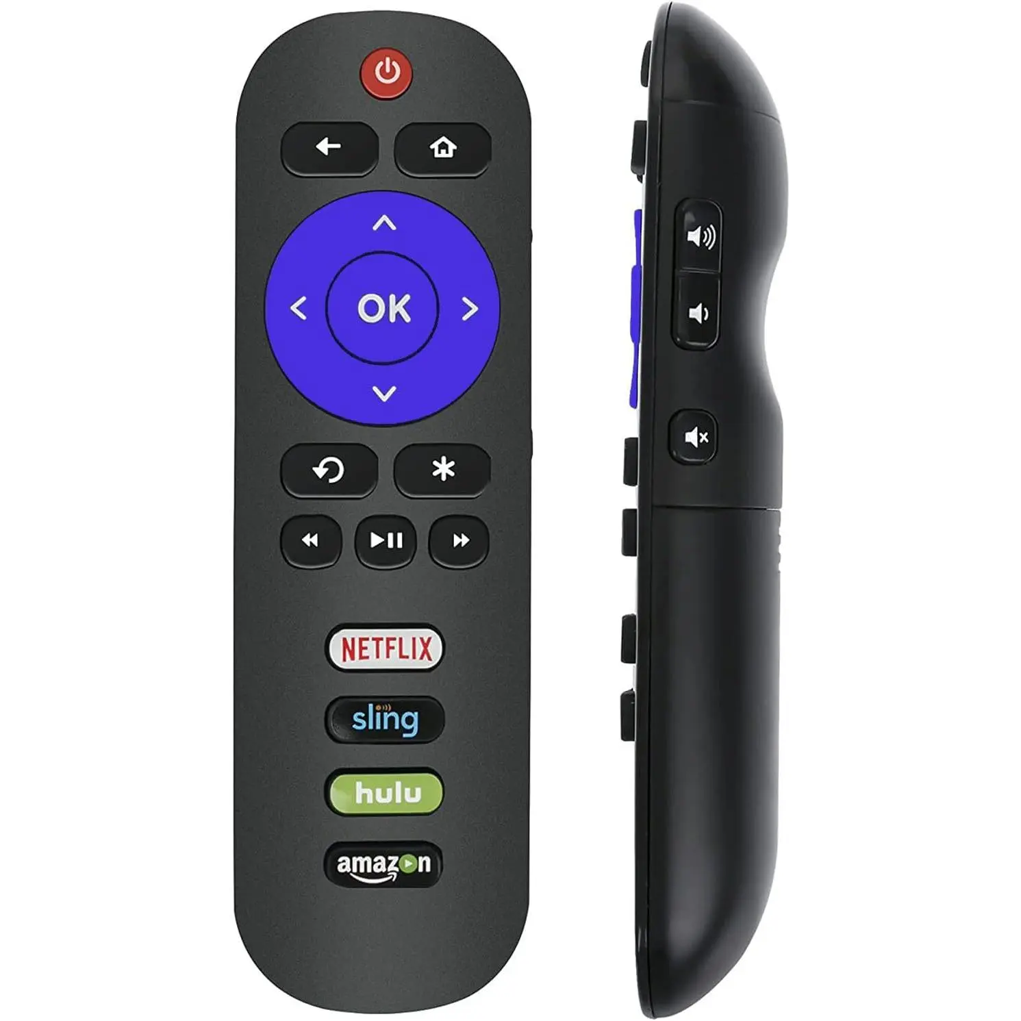 Replacement Remote Control for All TCL Roku TVs - No Setup Required
