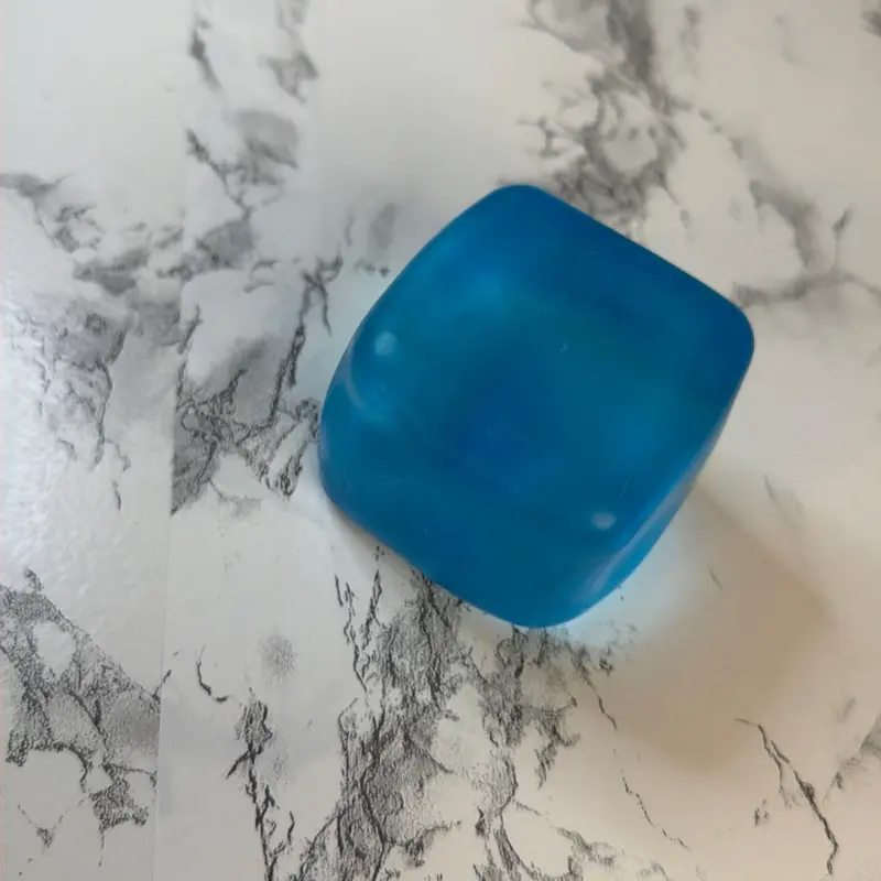 sealed sensory gel cube , stress  relief novelty fidget