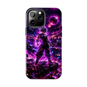 DragonS BallS Ultra Instinct Purple Aura Phone Case Compatible with iPhone 17 16 15Pro, 14, 13, 12, 11, 8, XR Mini, Pro Max, Plus & SAMSUNG GALAXY 21 S22 S23 S24 25 ULTRA PLUS Accessories Protection unisex