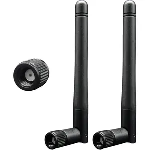 WiFi Antenna, Bluetooth Antenna For PC, Dual Band 2.4Ghz 5Ghz 5.8Ghz WiFi Card Antenna 3dBi with RP-SMA Male (with No Pin) For Gaming Motherboard,RV Camera,Mini PCIE M.2 Wireless Card,Router -2 Pack