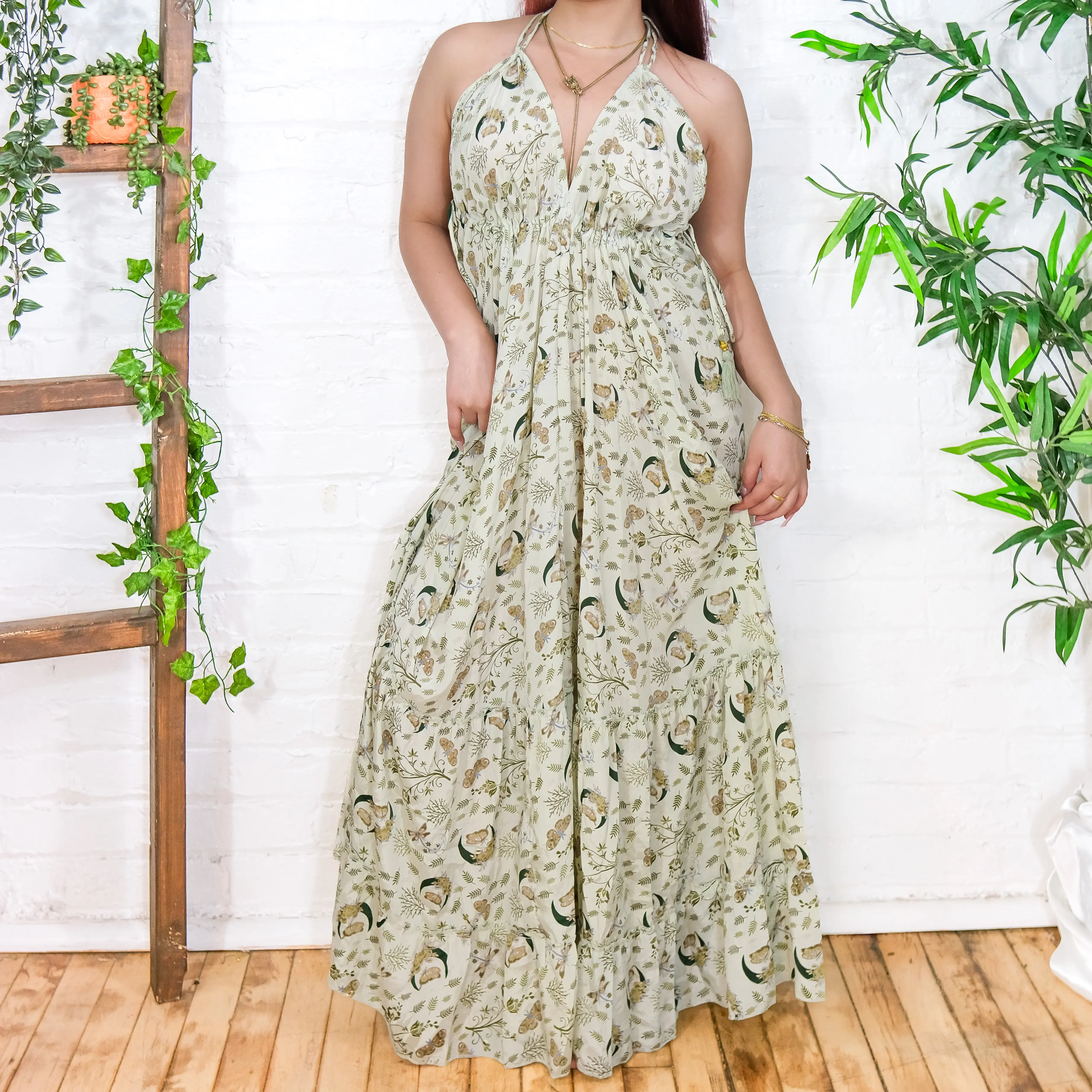 flowy bohemian summer dresses Seraphina Pink Floral Print Off The Shoulder Maxi Dress main image 1