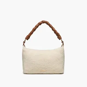Dawn Cozy Faux Fur Sherpa Shoulder Bag