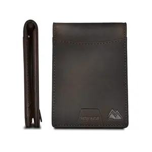 Leather Wallet - Vintage Genuine Leather Wallets for Men with Money Clip, RFID Blocking Slim Card Holder Wallet, Bifold Wallets for Men with Gift Box men wallet
