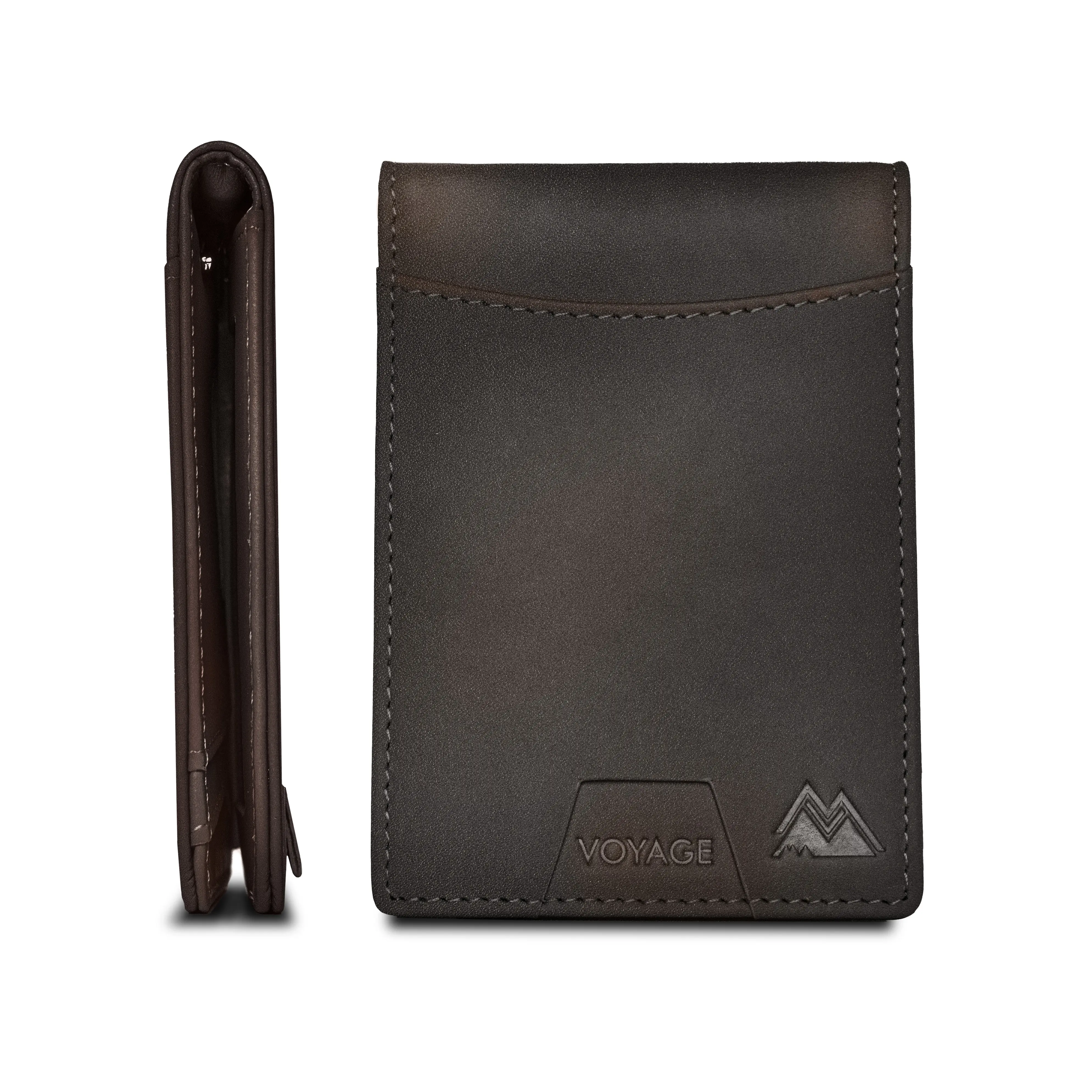 Leather Wallet - Vintage Genuine Leather Wallets for Men with Money Clip, RFID Blocking Slim Card Holder Wallet, Bifold Wallets for Men with Gift Box men wallet