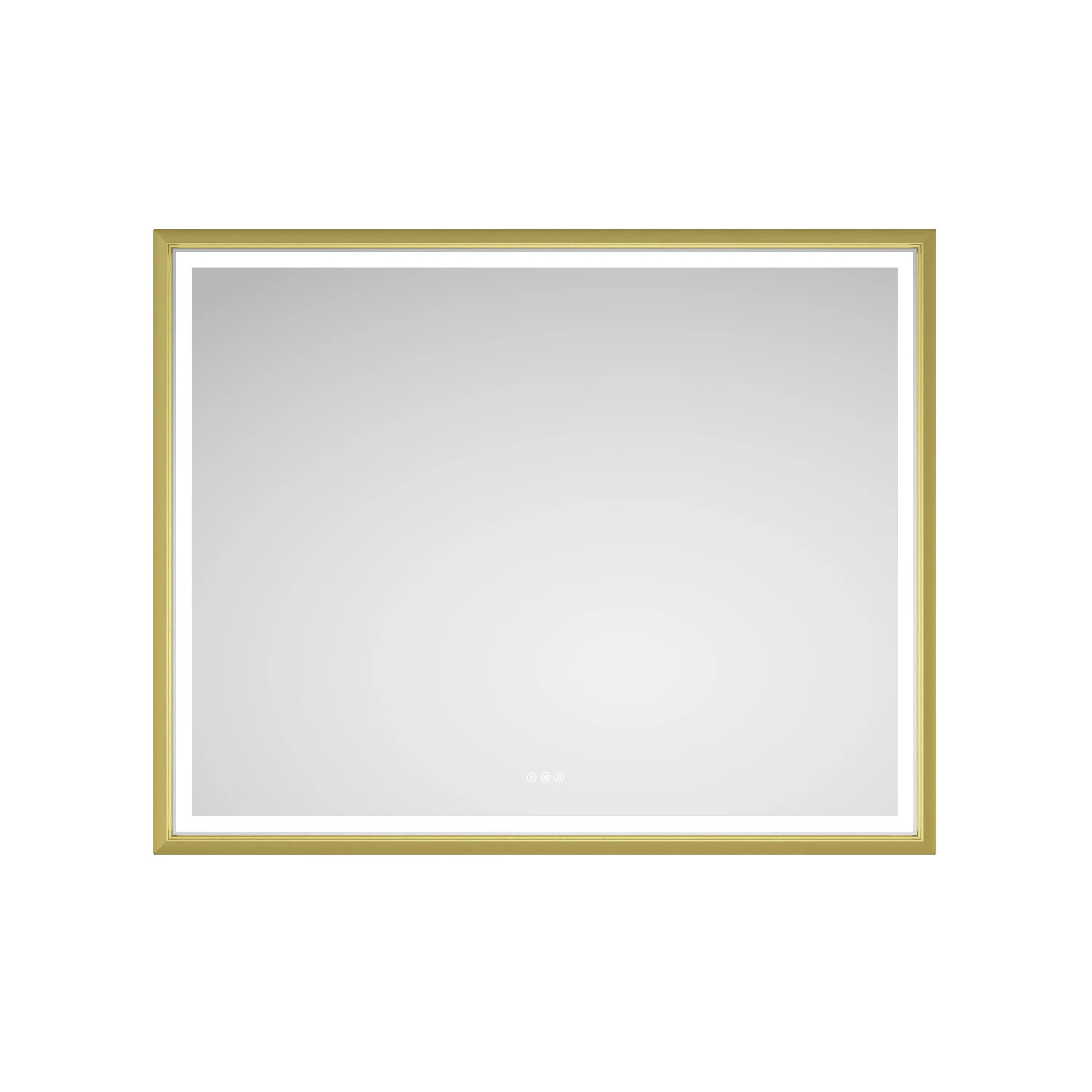 60 x 48 Inch LED Lighted Bathroom Wall Mounted Mirror with High Lumen Anti-Fog Separately Control, Large Full Length Vanity Mirror for Bedroom Hair Salon, Modern Wall-Mounted Makeup Dressing Mirror, 60in W x 48in H, Home Furniture and