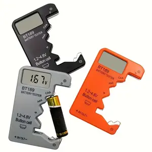 Multi-Function Digital Battery Tester with LCD Display | Universal Capacity Checker for AA/AAA/9V/1.5V Button Cell & Car Batteries | Voltage Monitor Diagnostic Tool-YY