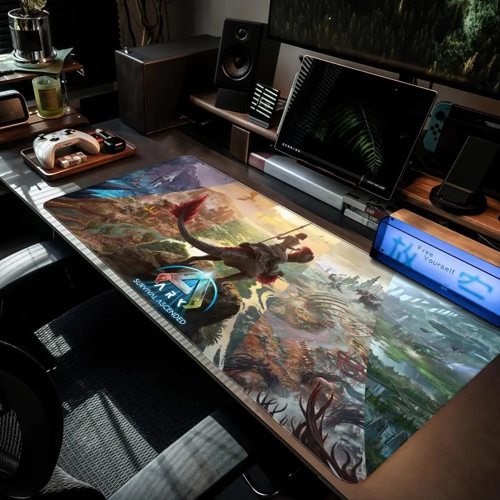 Ark Game Survival Ascended Mouse Pad MouseMat XXL Computer Accessories Large Keyboard Laptop Table Pad The New Product Gamer