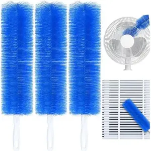 Fan Cleaner Brush 3-Pack Bendable Washable With Microfiber Head For Ceiling Fans AC Vents And Tight Spaces Holiday Gift