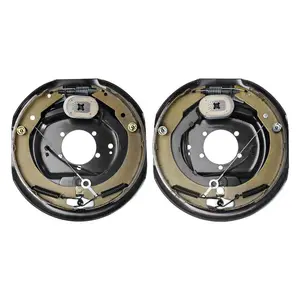 VEVOR Electric Trailer Brake Assembly, 10x 2-1/4, 1 Pair Self-Adjusting Electric Brakes Kit for 3500 lbs Axle, 4-Hole Mounting, Backing Plates for Brake System Part Replacement (1 Right+ 1 Left)VEVOR Super Brand Day