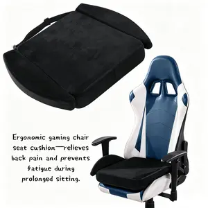HOMBYS Ergonomic gaming chair seat cushion– Back pain relief cushion Ultra Soft Seat Cushion for Long Sitting, Tailbone & Hip Pain Relief for Office & Gaming Chair