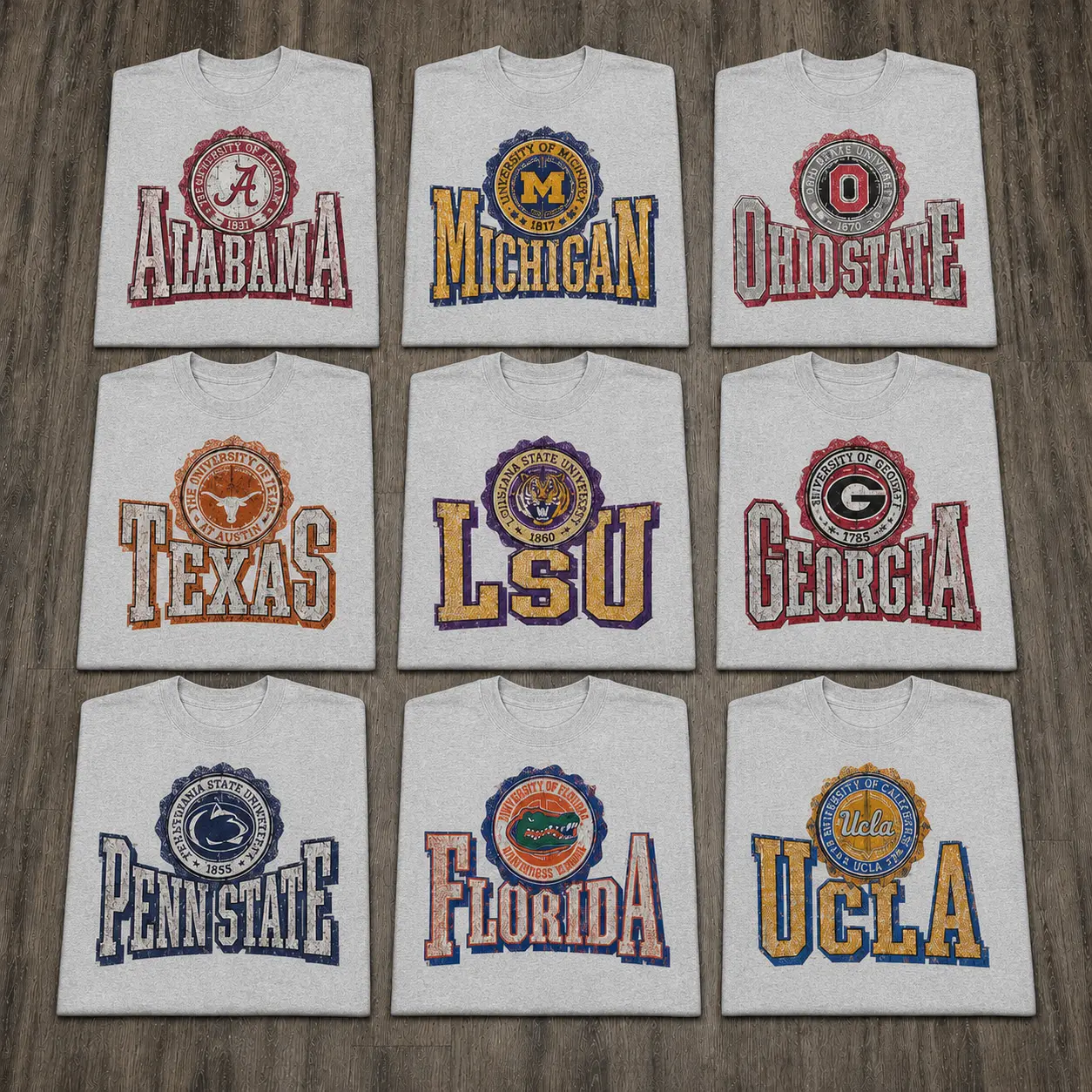Vintage College Logo Graphic T-Shirt, Retro University Crest Tee, Collegiate Campus Shirt, Soft Unisex Cotton Tee, Classic Alumni Gift