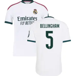 Unisex Soccer/Football Real Madrid Team Jude Bellingham #5 Laliga 2026/27 Home Replica jersey - White 86