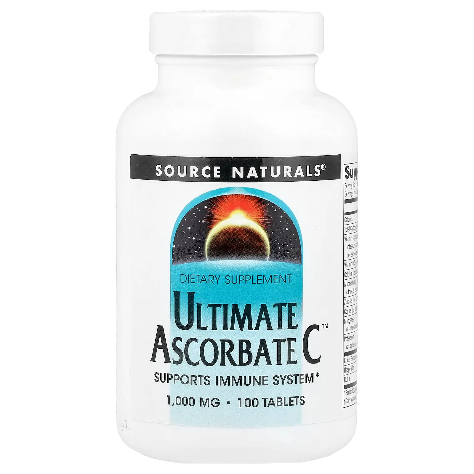 Source Naturals Ultimate Ascorbate C™, 100 Tablets