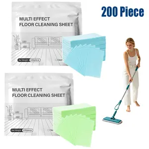 100/200 Piece Floor Cleaning Tablets Multi-SurfaceCleaner for Hardwood Laminate Tile & RV Walls Antibacterial Deodorization Maintenance