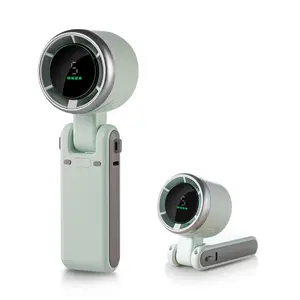 3-in-1 Portable Handheld Turbo Fan-100 Speeds, 10800 RPM, 12Hrs Cooling, Digital Display, 180° Rotation, USB Rechargeable Mini Hand Held Personal Fan for Travel, Makeup, Outdoor, Indoor