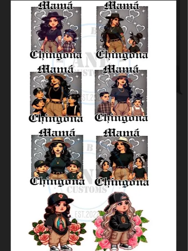 ready to ship mama chingona gangsheet