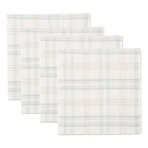 Design Imports Cottontail Garden Plaid Napkin Set of 4 Design Imports Cottontail Garden Plaid Napkin Set of 4