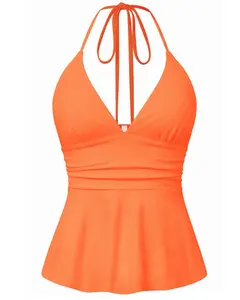 Destiny Halter Top (Orange)