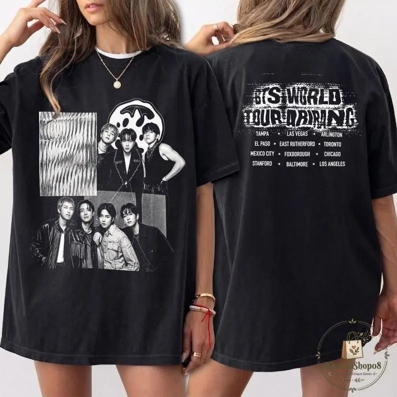 World Tour Arirang Shirt, Vintage Merch Shirt, Concert Shirt, Kpop Fan Gift, Bangtan Shirt