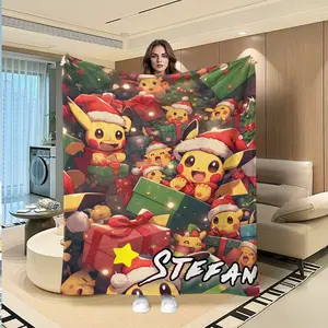 Soft Comfortable Printed Blanket, Office Nap Air Conditioning Blanket, Sofa Blanket, Autumn Winter Car Blanket, Hotel Couch Bed Camping Multi-Purpose Blanket