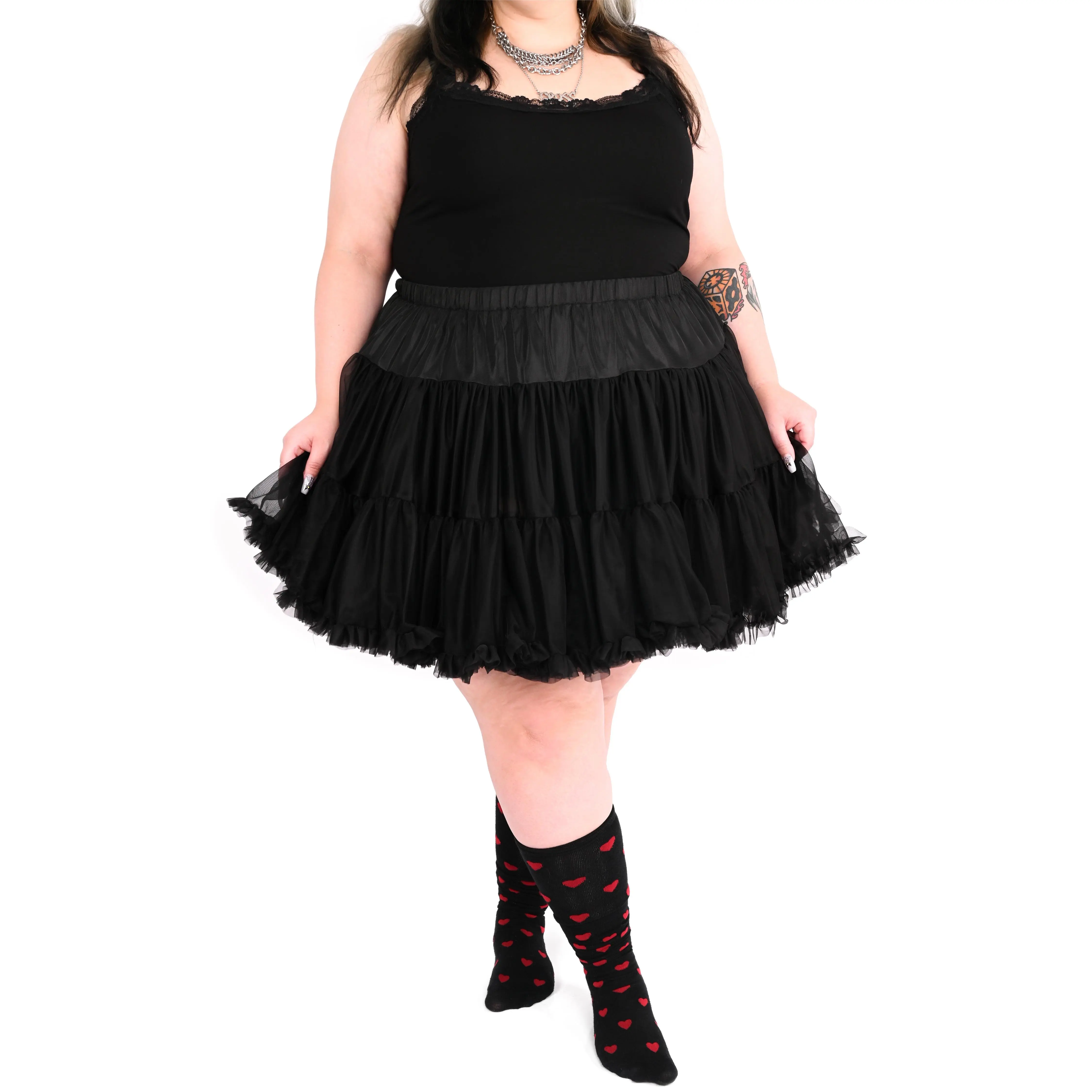 Fluffy Black Petticoat - XS/S/M Fluffy Black Petticoat - XS/S/M