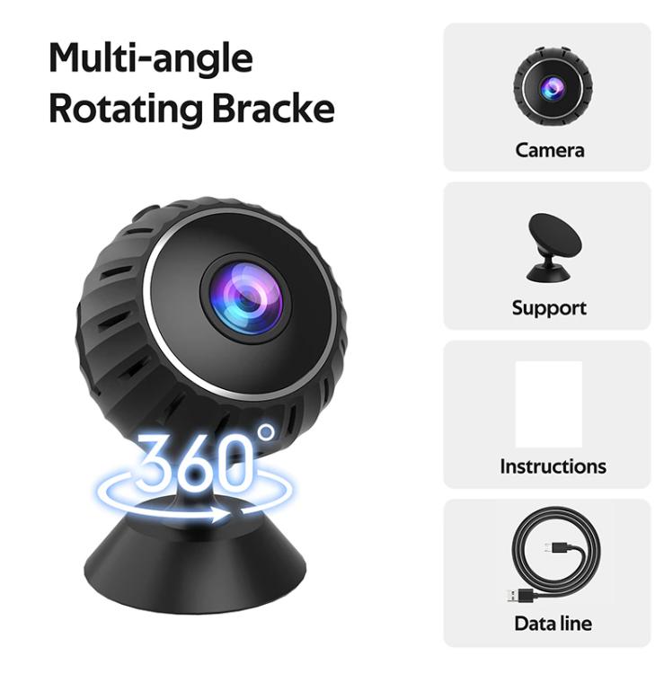 Mini Hidden Spy Nanny Camera Wireless Nanny Cam WiFi Home Security HD 1080P DVR