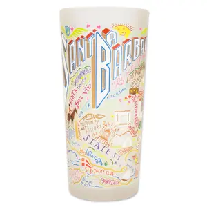 Santa Barbara Drinking Glass