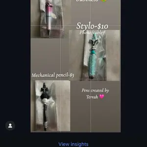 Terrah Beadable Pen Stylo Pen and Mechanical Pencil Set for Phone Tablet Use Unique Designs by Terrah