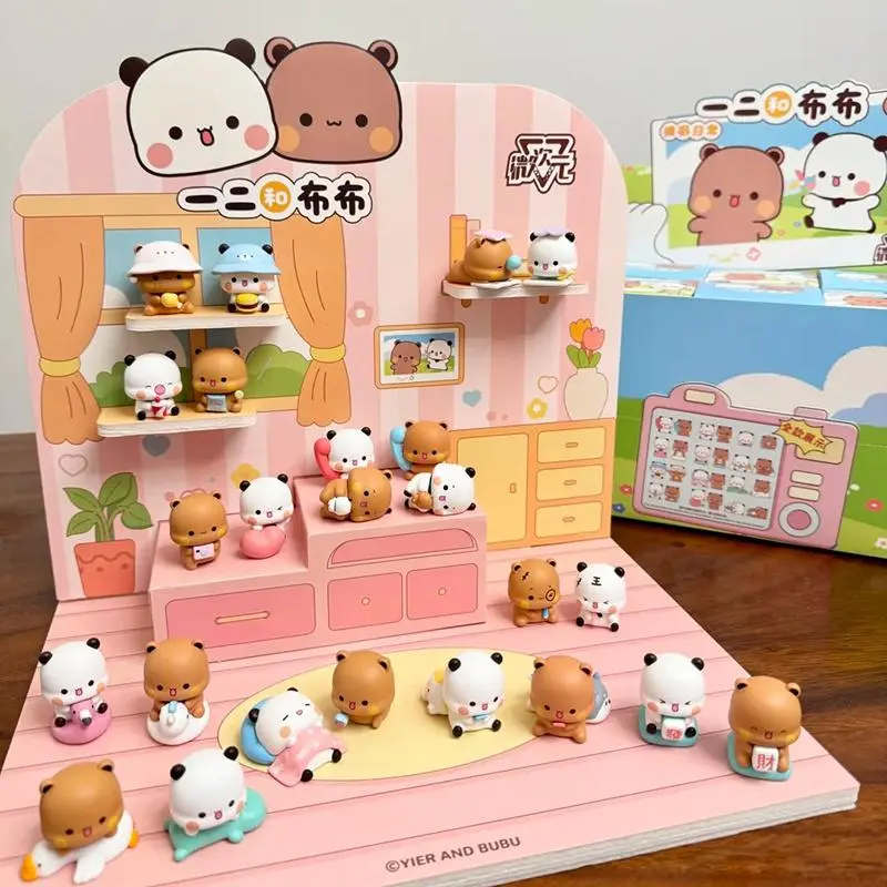 Genuine Yier & Bubu Daily 2nd Bullet Blind Box (In Stock), Kawaii Bubu Dudu Figure Set, Blindbags Surprise Set, Desk Decor, Birthday Gift for Toy Collectors