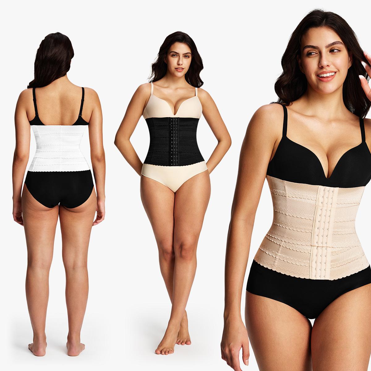 [MAX] Nebility Women's 2-Piece Sports Shapewear Set - Adjustable Waist Cincher & Breathable Sports Belt, Comfort Compression Activewear Basic Minimalist SpringStatements