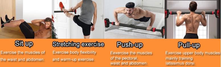 Doorway Pull-Up Bar – No Drilling, Adjustable Width, 440lbs Heavy Duty Home Gym Trainer Doorway Pull-Up Bar – No Drilling, Adjustable Width, 440lbs Heavy Duty Home Gym Trainer