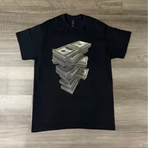 Money2 graphic tee, Money Stack T-Shirt, Graphic Cash Pile Tee, Money stack t-shirt, cash graphic tee, streetwear money shirt, aesthetic hypebeast tee, rich vibes shirt, unisex graphic tee