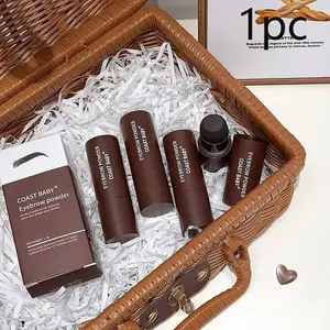 New Contour Eyebrow Powder, Lazy Stamp Eyebrow Powder, Forehead Contouring Powder, Cosmetic Makeup Essential for Perfect Brows