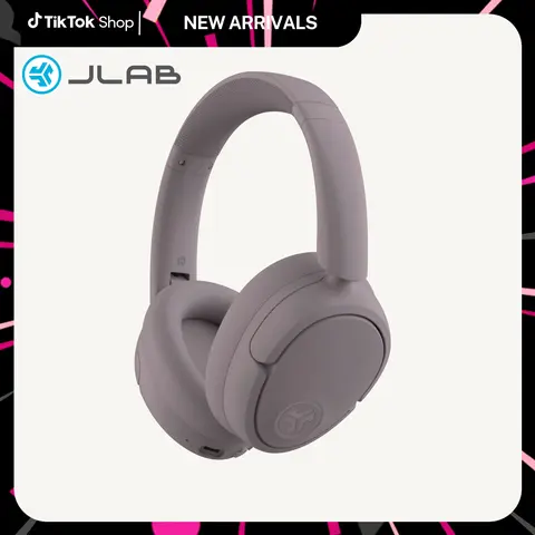 JLab JBuds Lux ANC Wireless Bluetooth Noise Cancelling Headphones with Mics, Adjustable Over-Ear Design, Custom EQ, Be Aware Safety Mode, Foldable, Wired Charging Cable, Compatible with iPhone/Android Devices (Tools and Gadgets, Mens Gifts)