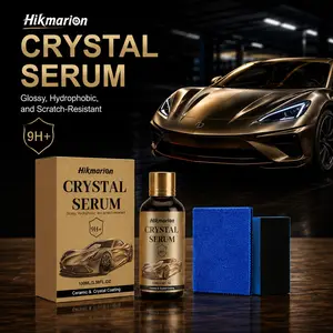 Car Nano Ceramic Coating Kit, Paint Protection Film, Brightening, Anti-Scratch, Hydrophobic, Easy Clean, Car Care Essentials