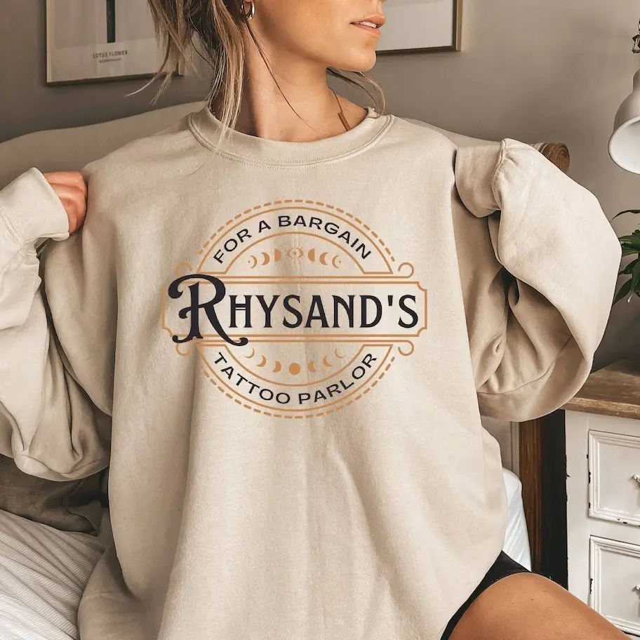 Rhysands Sweatshirt, Acotar Velaris Shirt, Night Court symbol, Court of Thorns and Roses Shirt, Acotar Shirt, Bookish Shirt, Feyre And Rhysand, Booktok Merch, Book Lover Shirt Gift