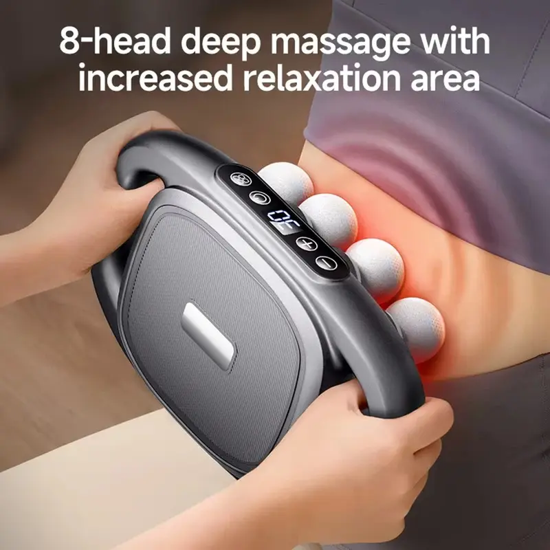 High Frequency Vibration  Fascia Gun 16-8 Head Body Massage Gun Back Waist Massager Massager Neck Shoulder Massager Masajeador