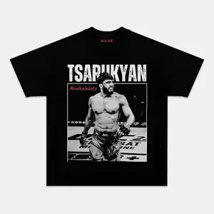 Tsarukyan Graphic T-Shirt, Vintage Fighter Tee, Retro Combat Sports Streetwear, Bootleg Fight Night Apparel, Fan Merch Gift
