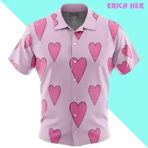 Corazon Donquixote Rosinante One Piece Button Up Hawaiian Shirt