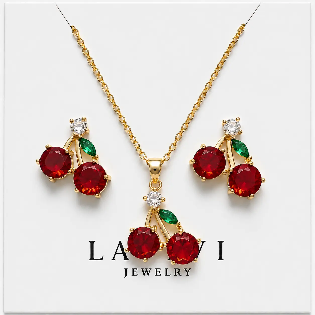 Cherry Jewelry Set
