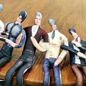 Love And Deepspace Doll Xavier Zayne Rafayel Sylus Caleb Cosplay Plush Cotton Doll Slender Twistable Shape Stuffed Doll Toy