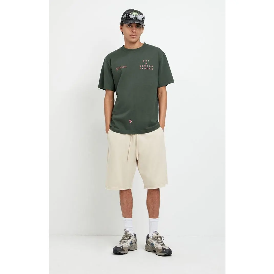 Pacsun Men's Tan Fleece Volley Sweat Shorts Pacsun Men's Tan Fleece Volley Sweat Shorts