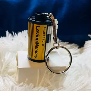 Film Roll Photo Keychain