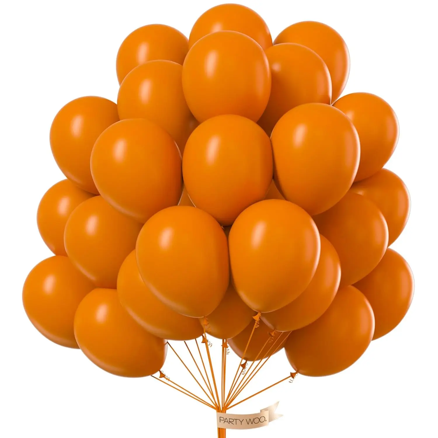 100 Pcs Burnt Orange Balloon Kit for Fall Wedding Baby Shower Birthday Party Decor