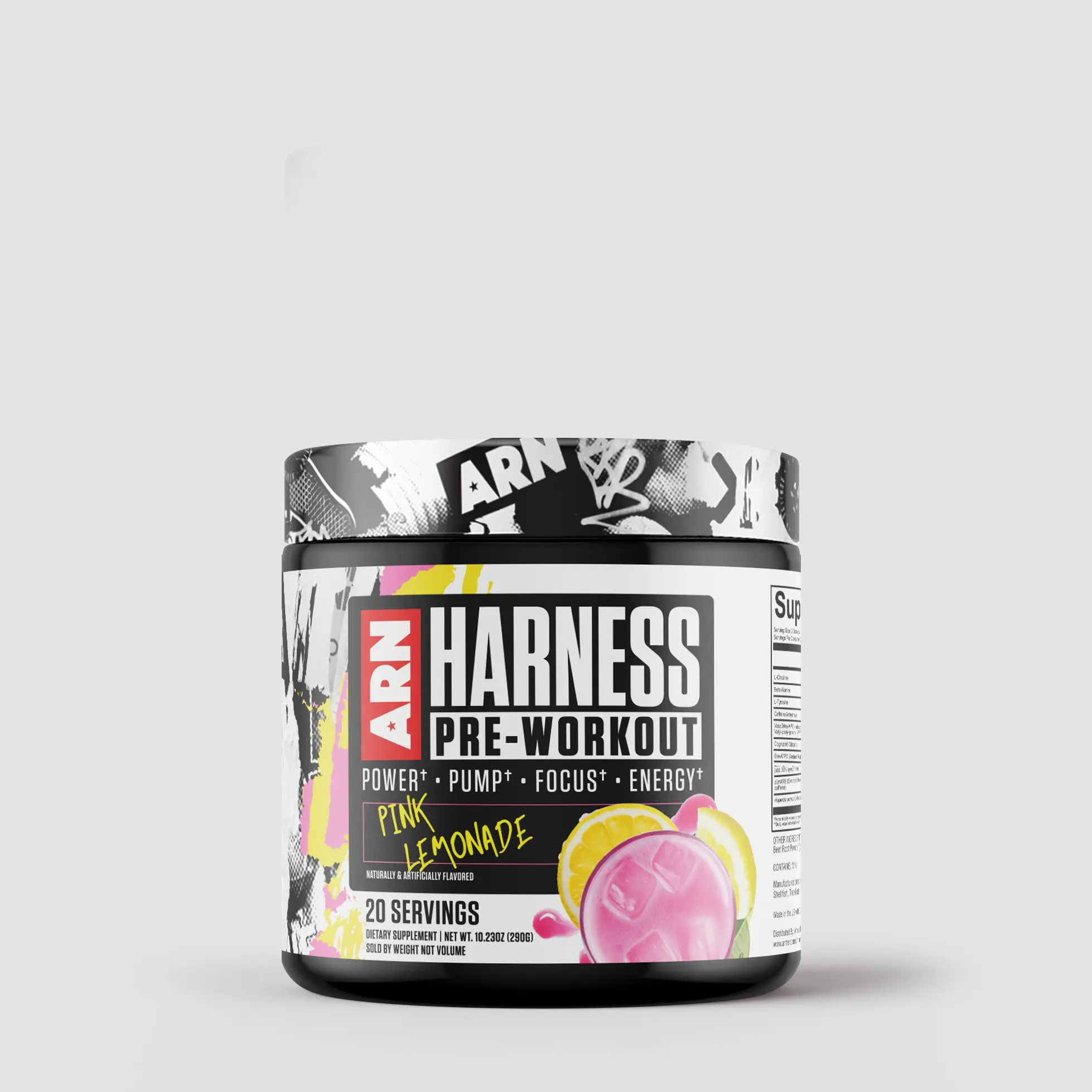 ARMS RACE NUTRITION ARN Harness Pre-Workout Powder - Caffeine-Containing Fitness Supplement for Energy, Performance Boost, US Fitness Enthusiasts, Fitness Supplements